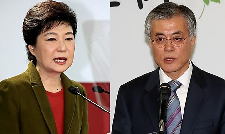 韩国大选最后一轮民调出炉 朴槿惠微弱领先
