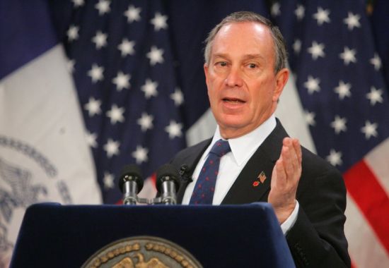 纽约市长迈克尔·布隆伯格(Michael Bloomberg)