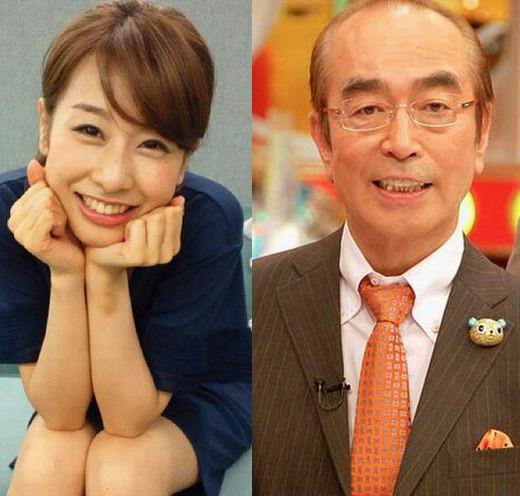 加藤绫子(左)和志村健(右)。图片来源:台湾“今日新闻网”