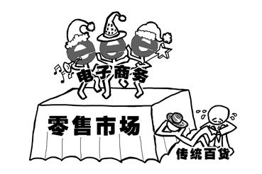 电商狂欢与百货悲歌