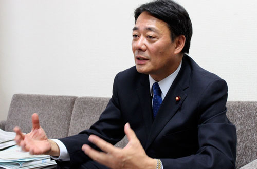 资料图:民主党党首海江田万里
