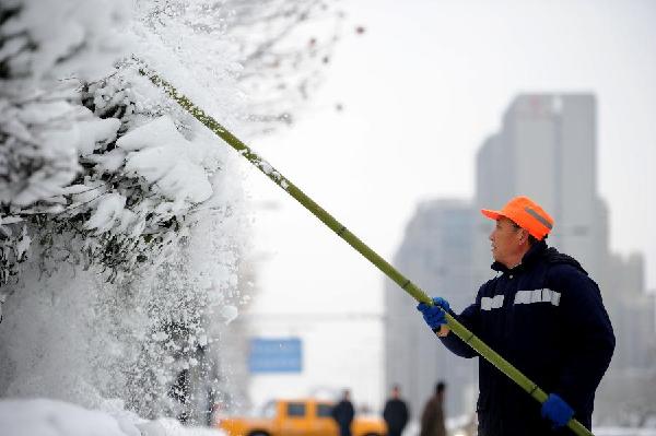 (生态)(2)安徽:春雪袭江淮