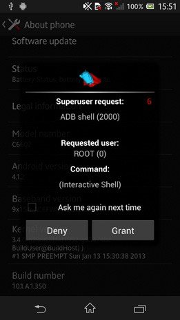 索尼Xperia Z Root权限已被破解