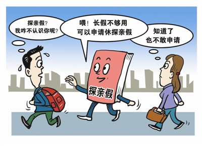 调查称九成人不知“探亲假”,知者不敢申请