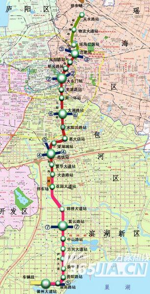 合肥地铁1号线工程时间表出炉 2016年10月试运行