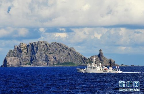 中国海监船再进钓鱼岛12海里 日称侵犯领海